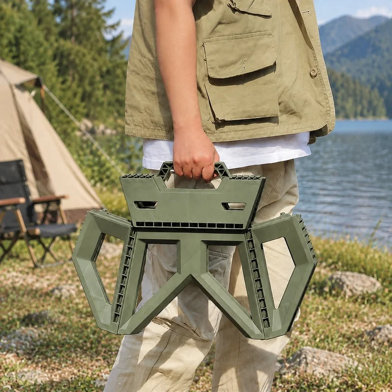 Lightweight Portable Folding Chair for Outdoor Camping, Fishing, and Beach - Durable and Strong Compact Seat
