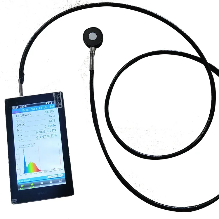 Hopoocolor  Spectrometer Par Ppfd Also Cct Cri Lux Meter for Greenhouse