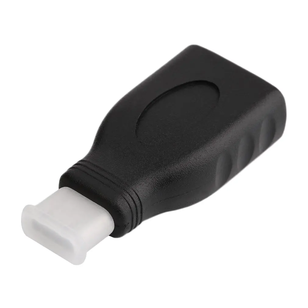 Black USB 3.1 Male to USB 2.0 Type A Female Adapter Connector for MacBook