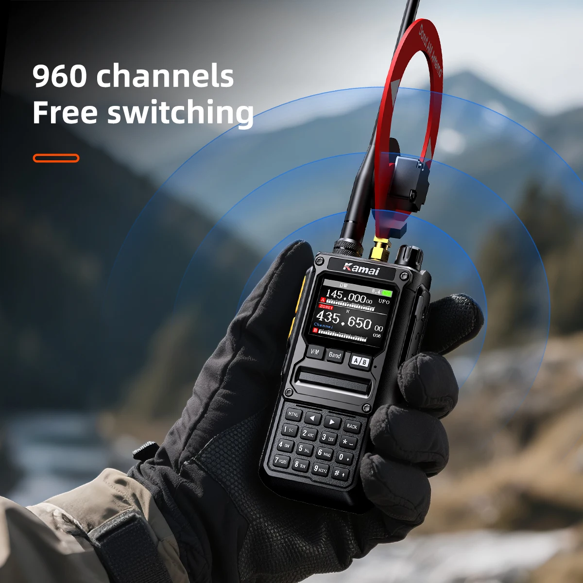 Ham Walkie Talkie intercom 10W Transceiver CB SSB HF Multi Band AM FM Amateur Portable Wireless Long Range Two Way Radio