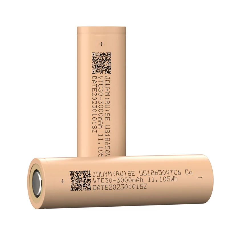 JOUYM 18650 Battery 3000mAh VTC30 3.7V High Current Discharge 30A Power Cell