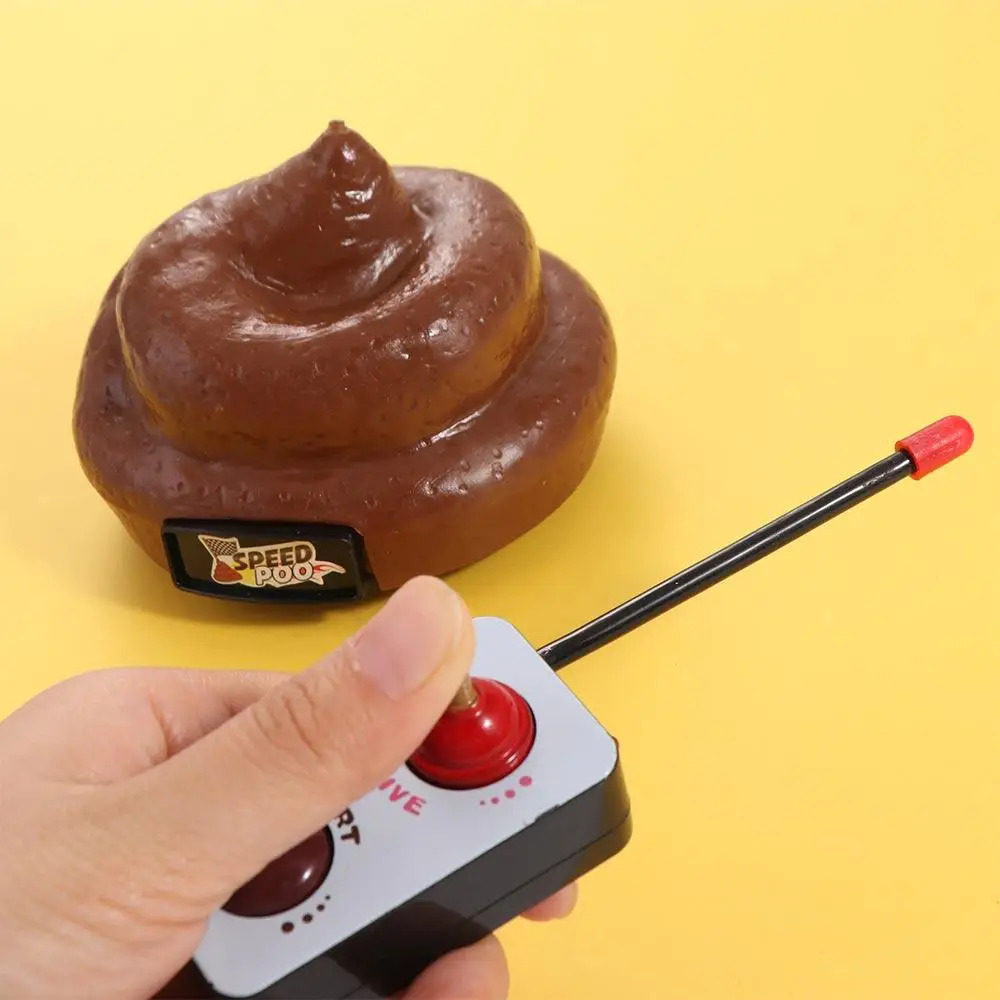 

Novelty 360 Rotating Remote Control Poop Simulation Fart Sound Poop Trick Funny Moving Poop Joke Adult