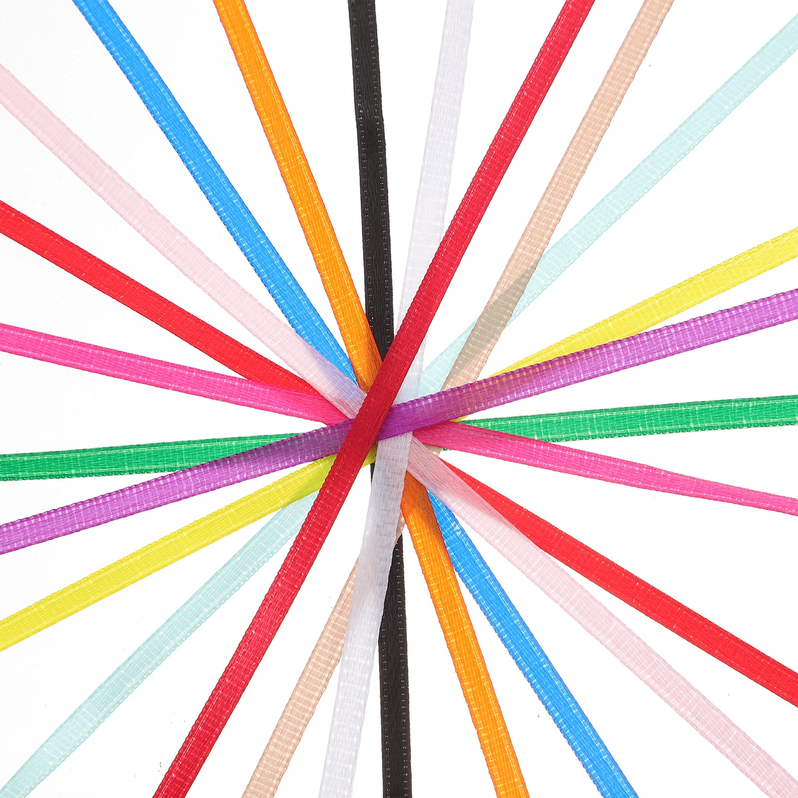 

13 Rolls Decorative Colorful Polyester Ribbon for Gift Wrapping Flower Bouquet Craft and Decoration Thin Ribbon