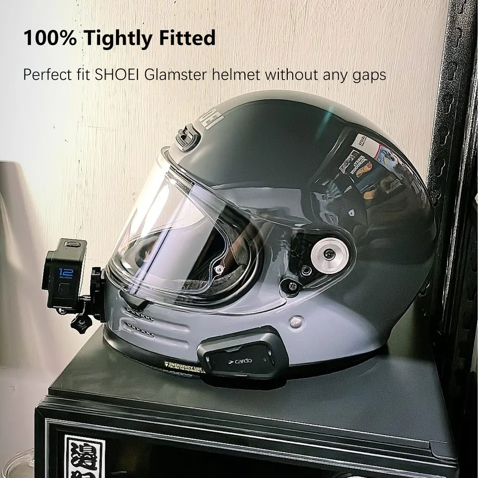 Shoei Glamster カスタマイズされたヘルメットあごマウントアルミ