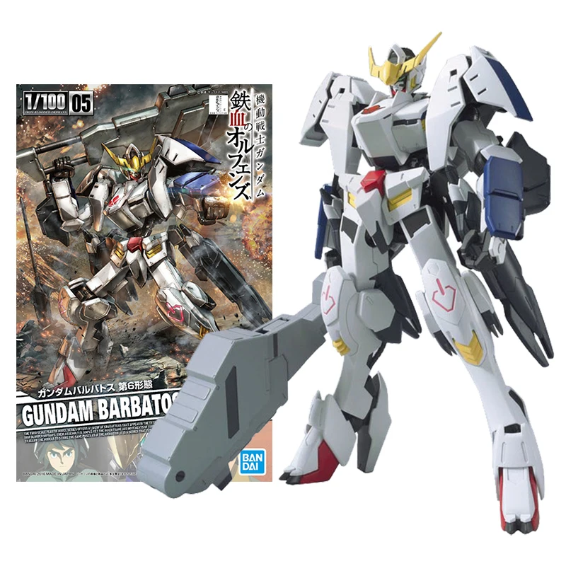 

Bandai Genuine Gundam Model Kit Anime Figure TV Gundam Barbatos 6TH Form Action Figures Toys Collectible Gifts for Children