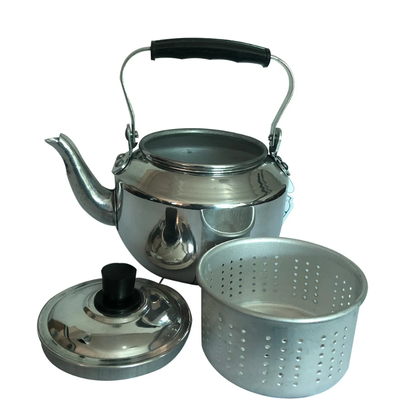 Factory made Aluminum Tea Pot Camping Kettle Outdoor Aluminum Kettle Ultralight Stove Top Made in China