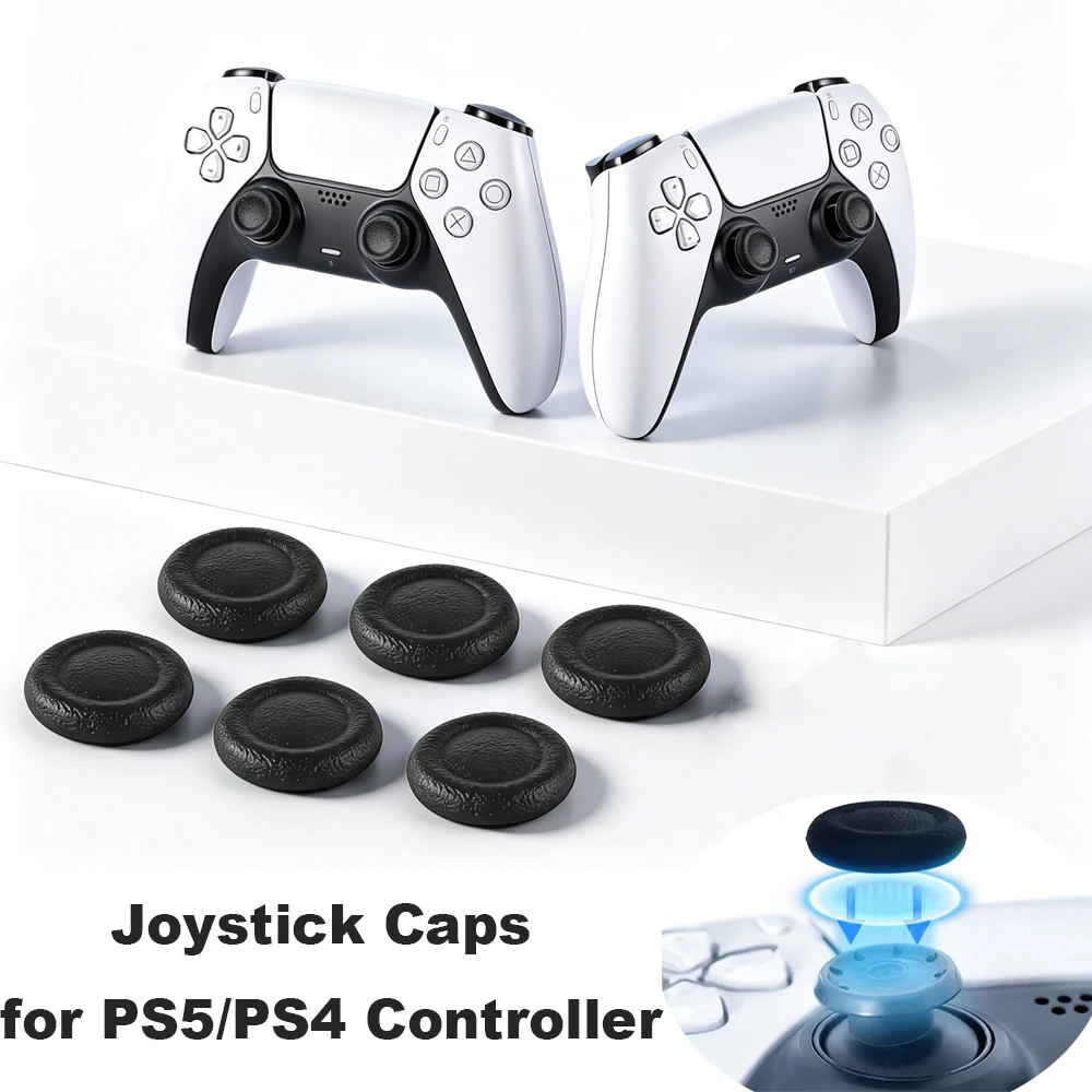 Capas de Substituição para Joystick de Controle Playstation PS4/PS5, Peças de Reparo para Acessórios Xbox Series X S