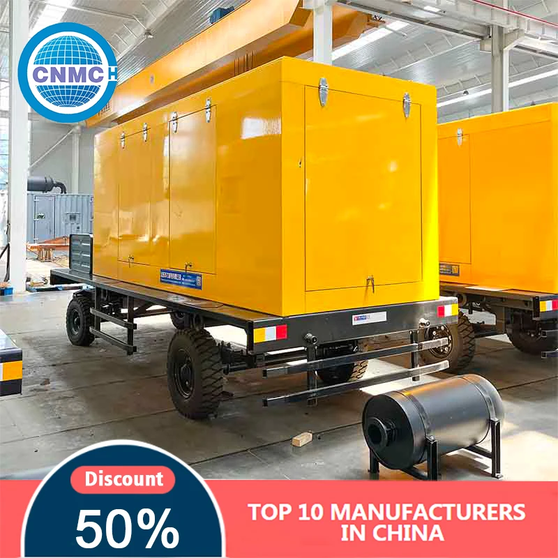 

Trailer-Mounted 50KW/80KW/100KW/200KW Generators 110V/220V/380V Made in China Noiseless Generator for Industrial & Commercial