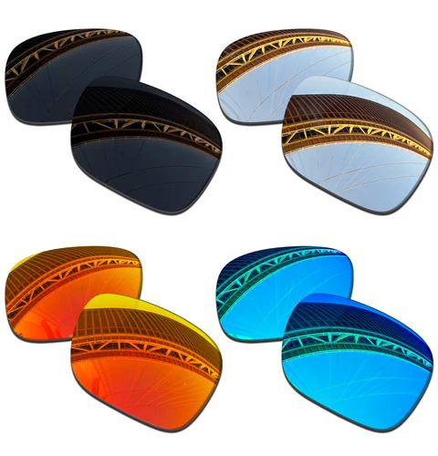 Lentes de repuesto polarizadas con protección UV 100% para Oakley OO9487 Holbrook XXL, montura resistente a impactos