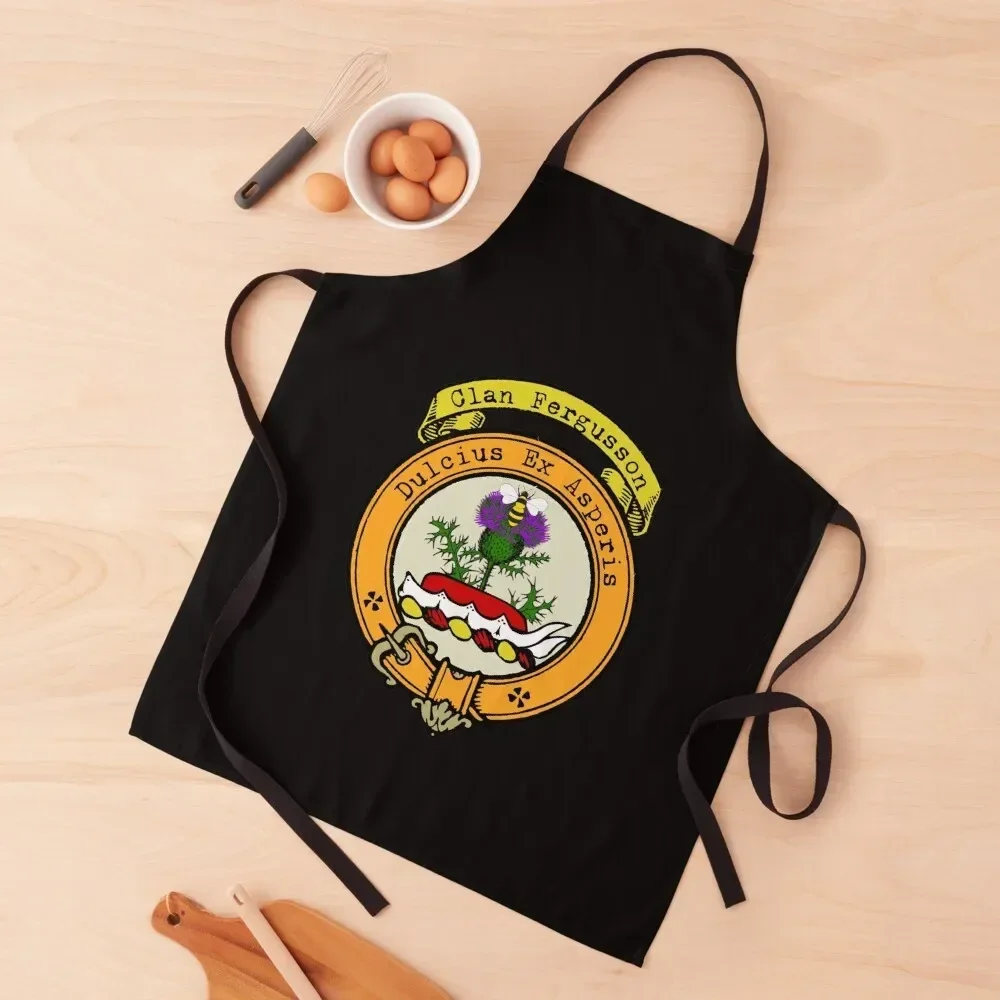 

Fergusson Clan Scottish Surname crest Apron Chef Uniform Kitchen Special Accessories Apron