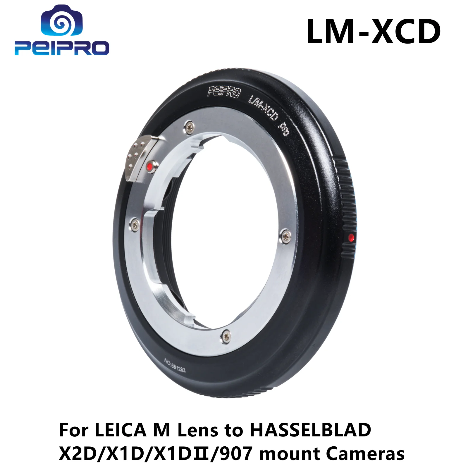 

PEIPRO LM-XCD Lens Adapter Converter for LEICA M Lens to HASSELBLAD X2D/X1D/X1DⅡ/907 mount Cameras