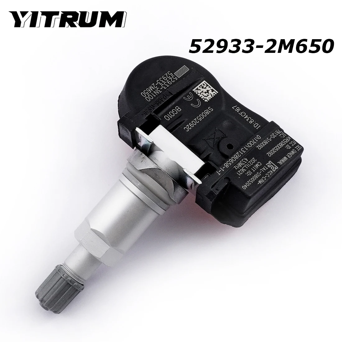 

YITRUM 52933-2M650 TPMS Sensor For Hyundai Solaris ix20 Centennial H300 i800 Accent Genesis Sonata Kia Venga Sorento 529332M650