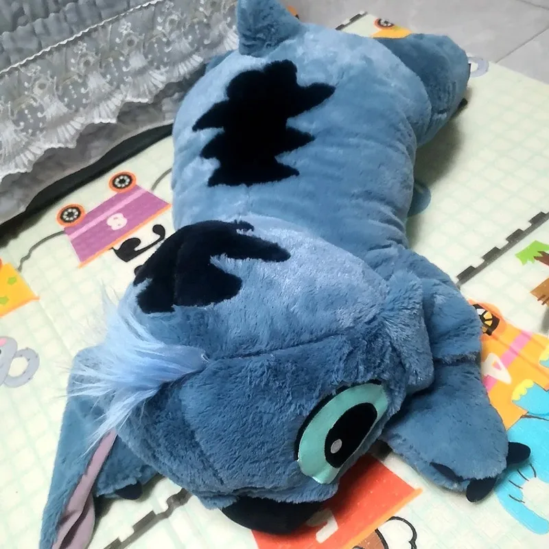 45/60/80cm Kawaii Disney Lilo And Stitch Large Size Stuffed Animals Big Plush Toy Pillow Anime Doll Cute Children Birthday Gift