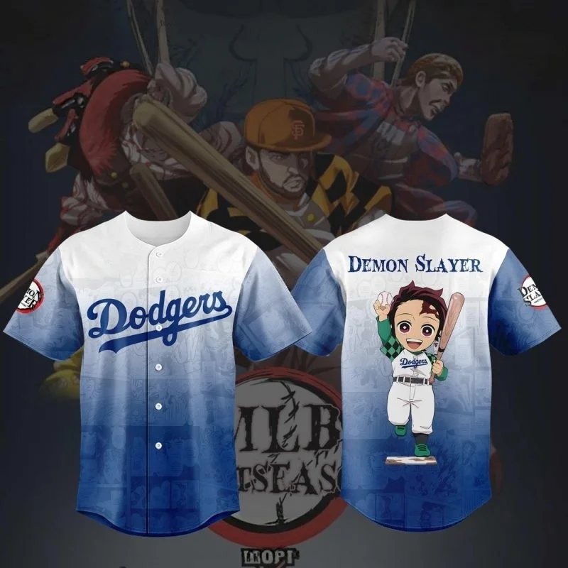 2027 New Anime Demon Slayer Printed Comfortable Baseball Jacket for Adults Children Daily Travel Casual Sports Family Matching