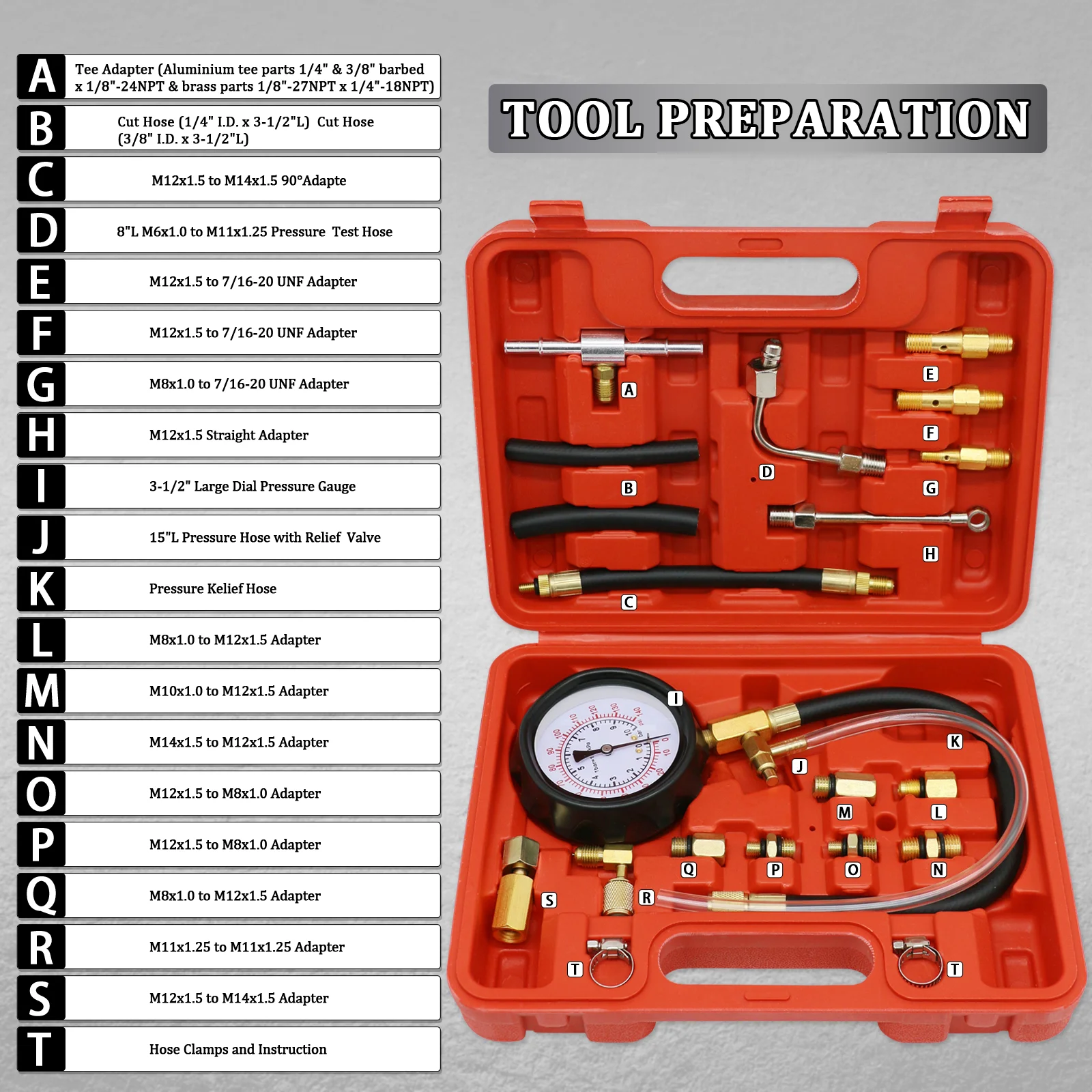 TU-114 Fuel Injector Pressure  - Fuel Injector Tester ulasan dan harga