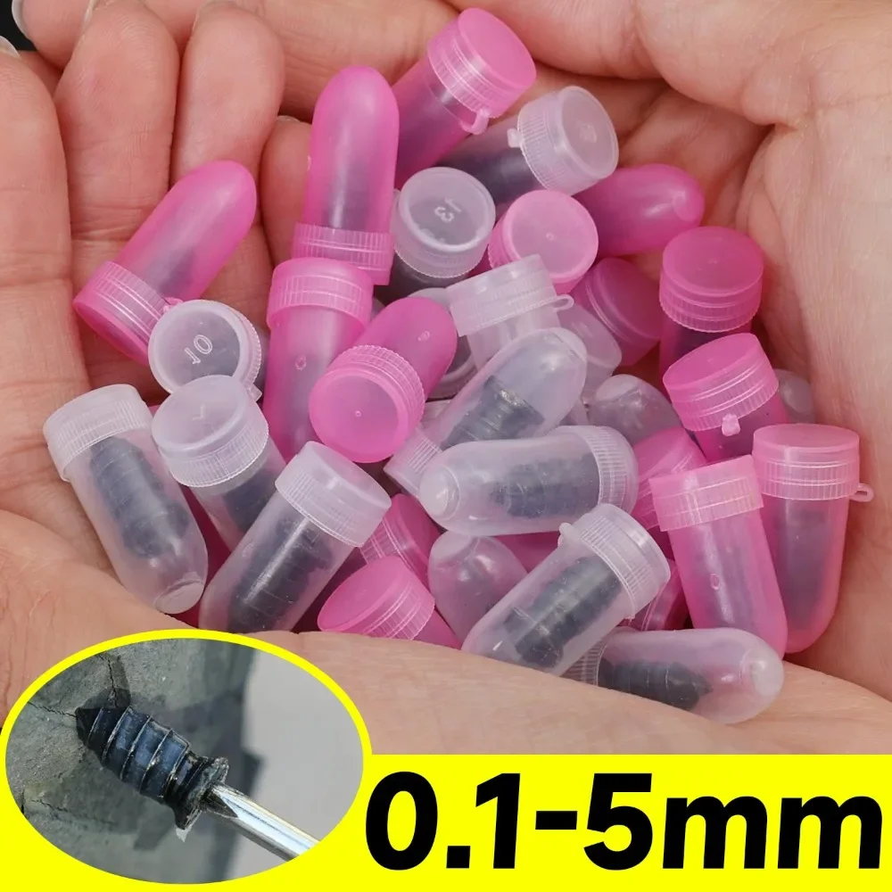 

21-41pcs Tire Repair Rubber Nails Kit Heavy Duty Screw-in Tire Repair Nails Car Motorcycle Truck Vacuum Tires Pu