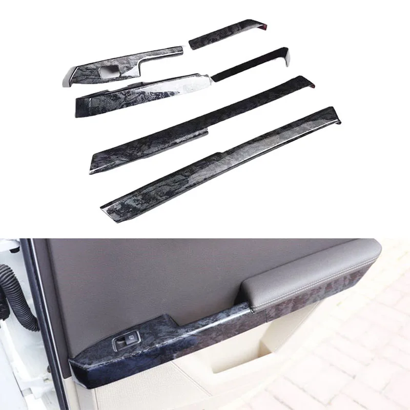 For Mercedes Benz GLK 2013-2015 Black Wooden Color Interior Gear Panel Dashboard Air Vent Cover Car Styling Accessories image 3