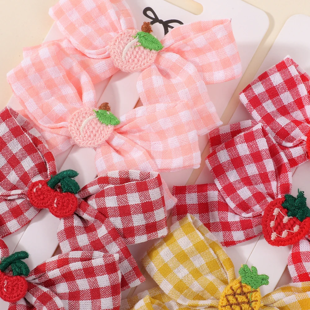 Regenbogen-Haarschleifen 3/4-teilig: Frische Blumen- und Schmetterlings-Haarspangen, Wald-Stickerei, Mädchen-Haarklammern, Süße Pony-Clips, Haar-Accessoires – Detail 31