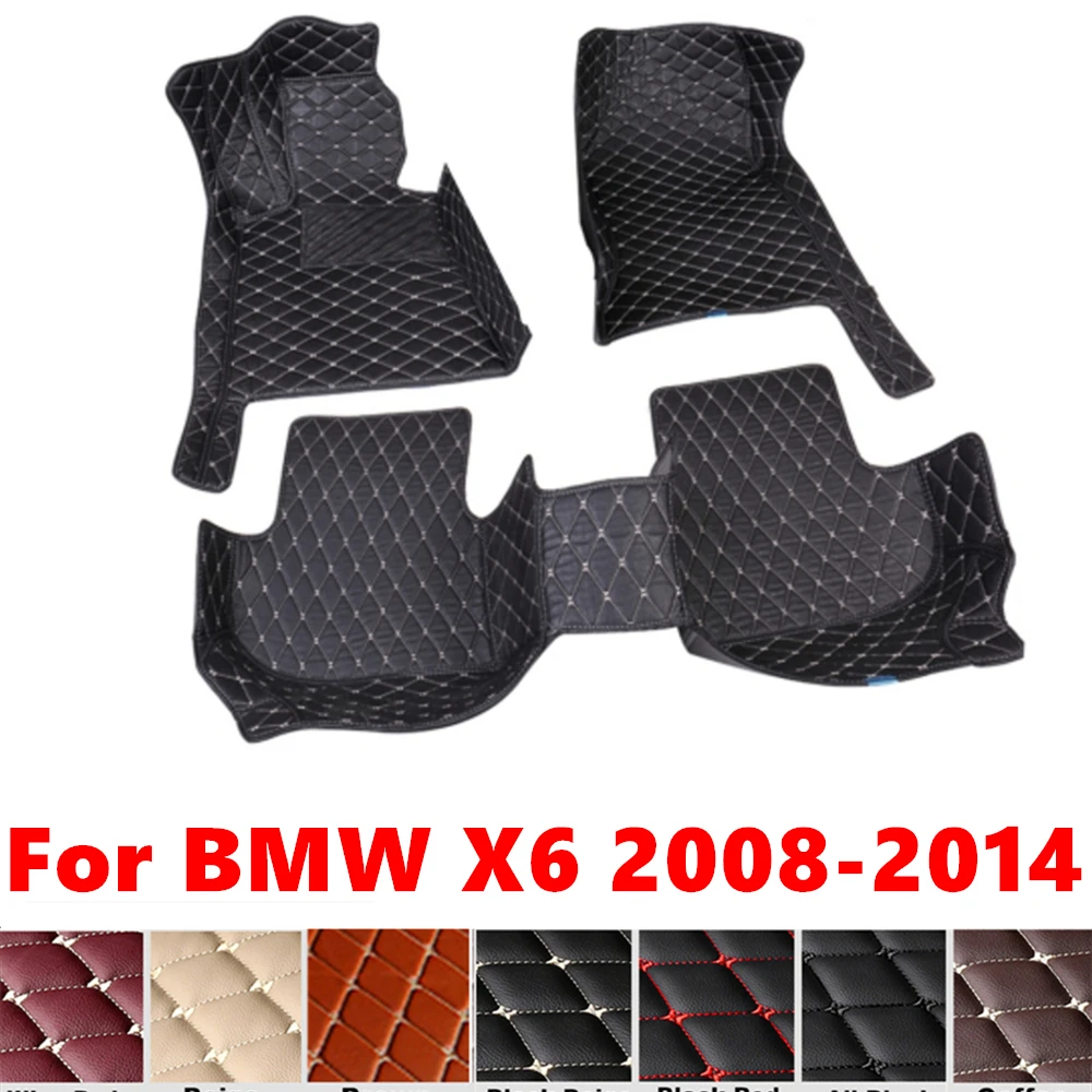 

Car Floor Mats For BMW X6 E71 2014 2013 12-2008 Custom Fit Front & Rear Floor Liner Cover Foot Pads Carpet Interior Accessories