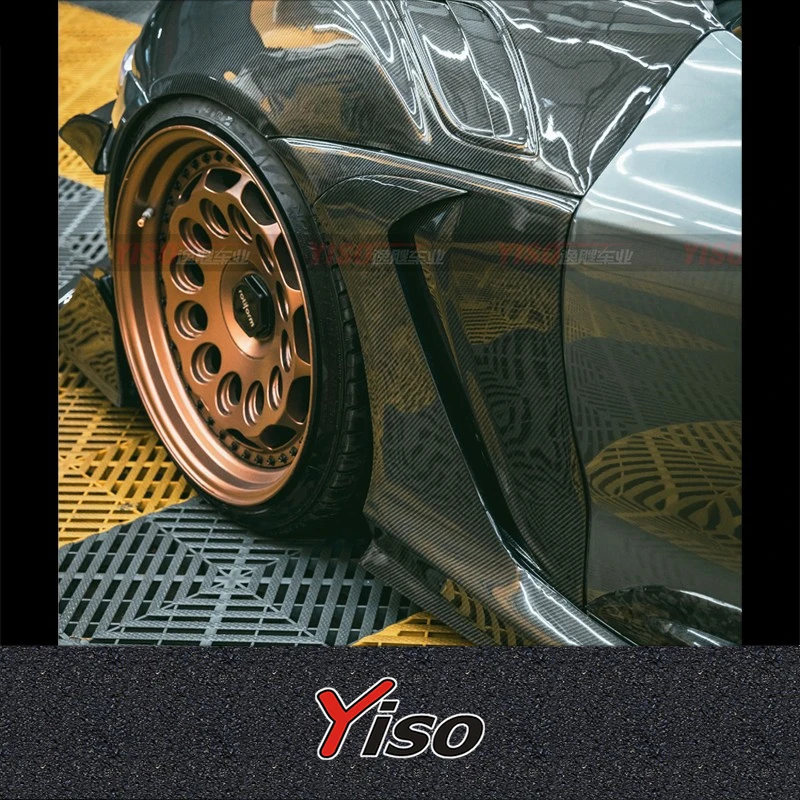 Suitable for SUPRA A90 Bull Devil carbon fiber Modified encirclement Aerodynamic kit SUPRA A90 YISO carbon fiber Front fender