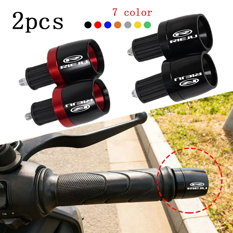 

Motorcycle Handlebar Grips Handle Bar Cap End Plugs For RIEJU AVENTURA 500 500I 125 Aventura 125 500