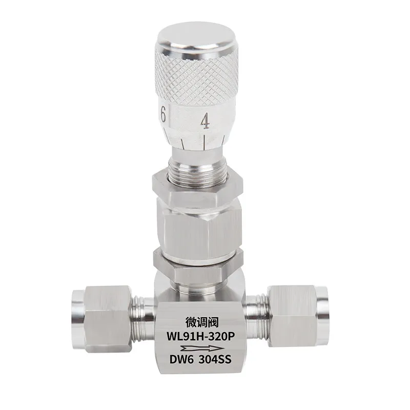 

Прямой/угловой соединитель из нержавеющей стали 304, 90 градусов ° Измеритель расхода с иглой-дозатором и высокоточной шкалой для точной регулировки угла клапана