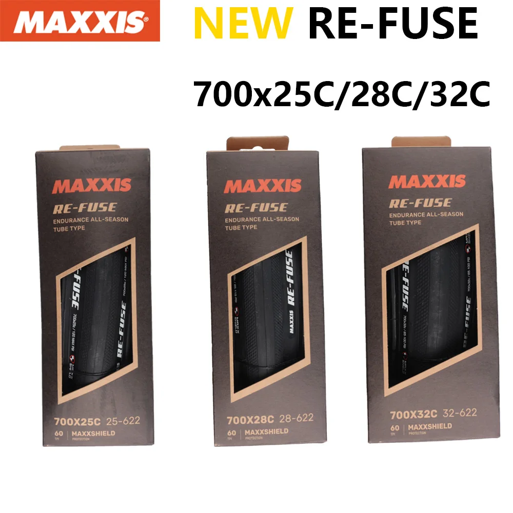 MAXXIS NEW RE-FUSE Bicycle Tire Long Distance Travel Tire High Wear-resistant and Puncture Resistant Road Bike Tires E-ROAD Tire