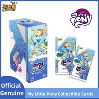 KAYOU Official Genuine My Little Pony Cards Friendship Forever Glorious Moon Pack Colored Gemstones Anime Collectible Cards