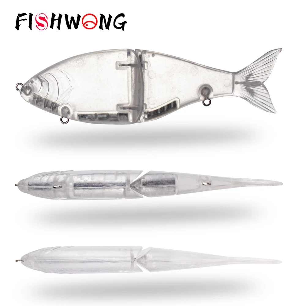 

FISHWONG 2 шт./лот Glide Blank Lure 17,8 см 77 г Неокрашенная приманка Искусственная жесткая приманка Раковина Рыболовная приманка для тела Big Game Glider Bait