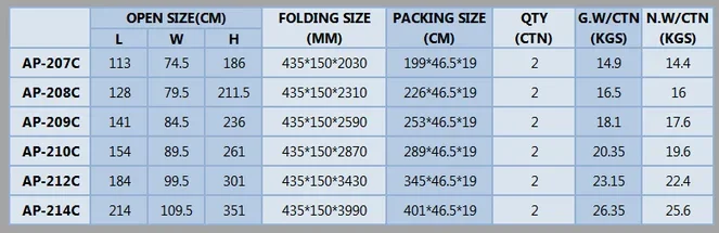 YYHCFolding industriële aluminium multifunctionele ladder AP-209