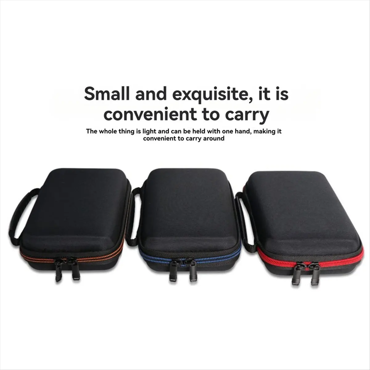 ♬◤Popular Style  ◥Game Console Hard Shell Carrying Case for XL Game Card Accessories Protective Storage Bag Red & Black