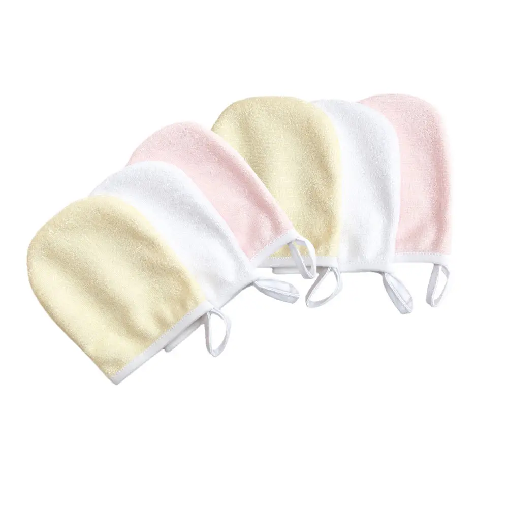 6Pcs Eco Friendly Fiber Makeup Removal Pads for Dry Oily Skin Gift Face Cleaning Pads