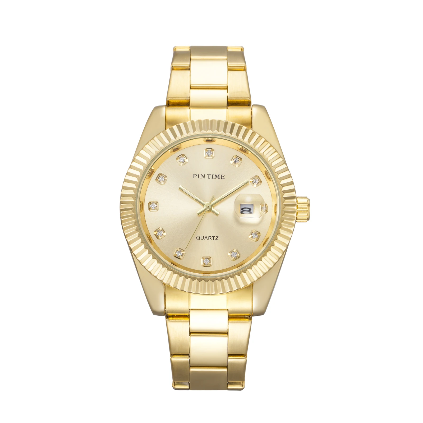 Orologi classici con data in oro Orologio da donna di lusso delle migliori marche Orologio da uomo casual in acciaio inossidabile Cronografo sportivo al quarzo impermeabile