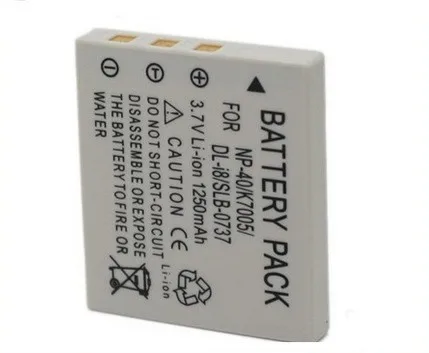 FNP40 camera battery is applicable to D-Li8 SLB-0737 FNP40 battery with full capacity lithium digital card machine