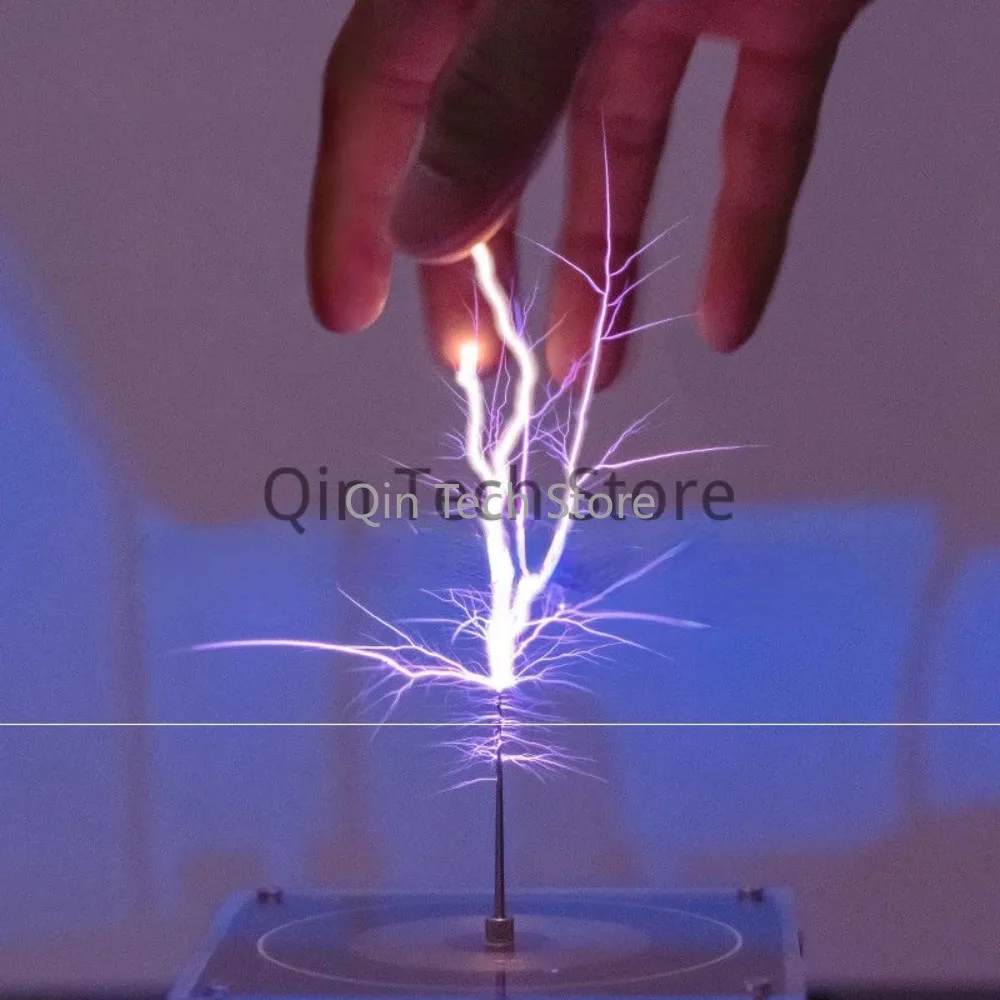 10CM Bluetooth Connection Music Tesla Coil, High Frequency And Voltage Pulse Test Device /Touchable Lightning Birthday Gift