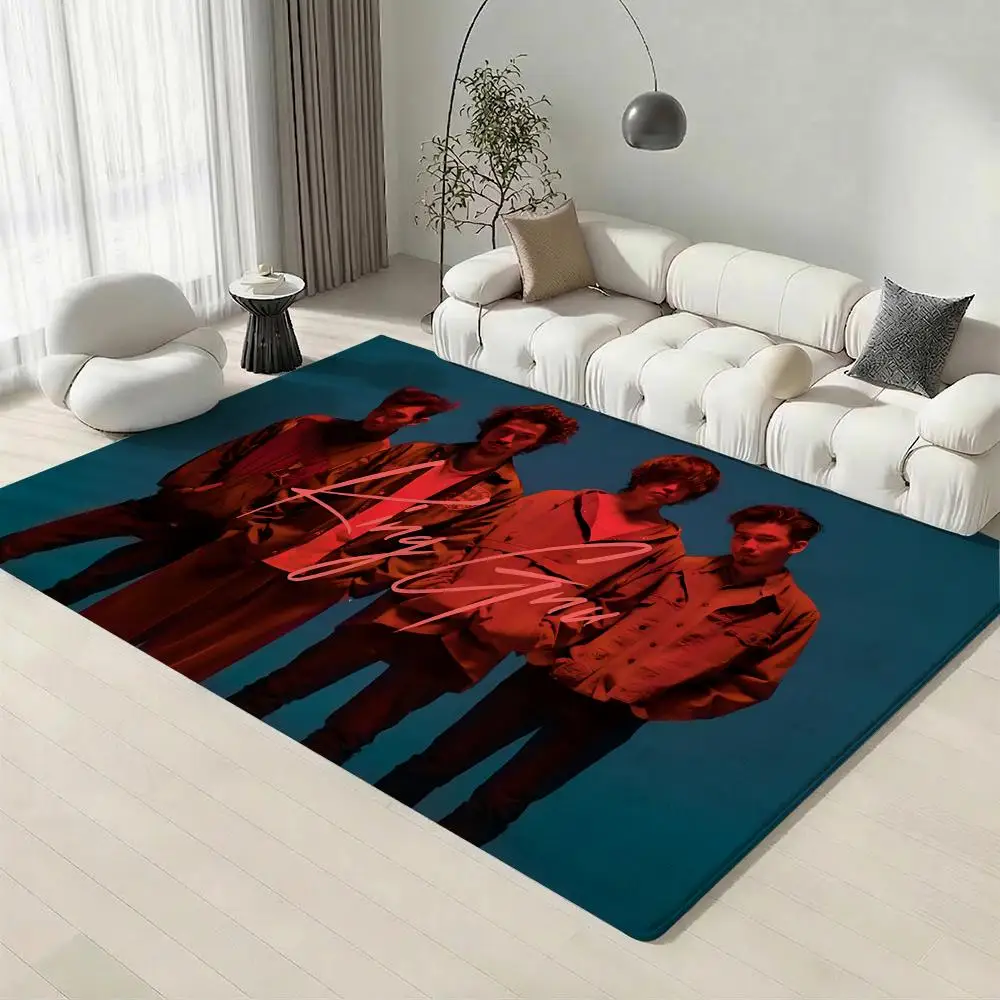 Band K-King Gnu Floor Mat Eco-Friendly Flannel Doormat Non-Slip Odorless Soft Short Plush Indoor Floor Rug