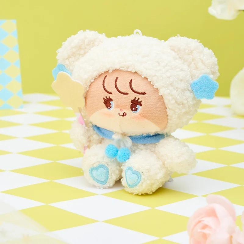 Mikko Blind Box Fluffy Series Kawaii Peluche Anime Figure Ciondolo Cartoon Creativo Scatola misteriosa Collezione carina Modello Regali di Natale