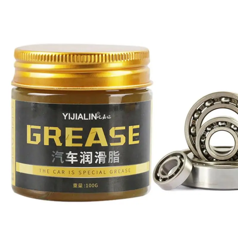 

Automotive Grease 100g Waterproof Lubricant High Temp Grease Wheel Bearing Grease For Automobile Hub Bearings Metal Surfaces