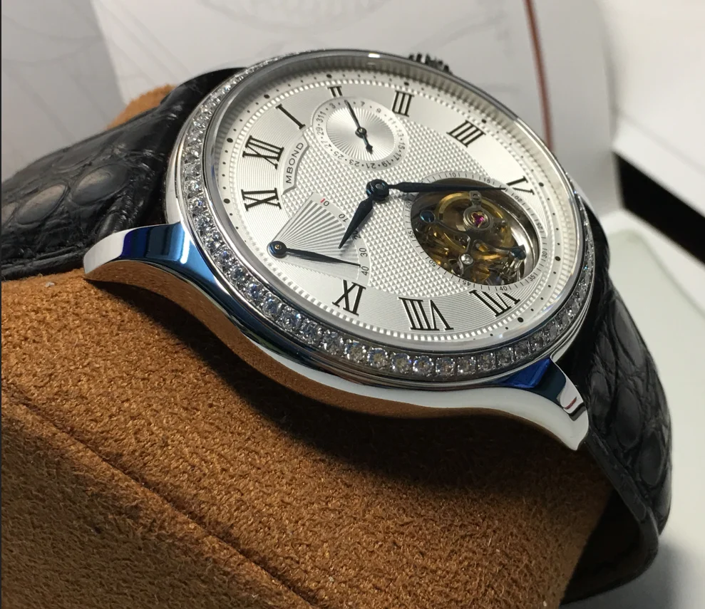 

The new tourbillon 818.901 is of the same type ST8001 Tourbillon Movement Mechanical Watch Waterproof reloj hombre bronze watch