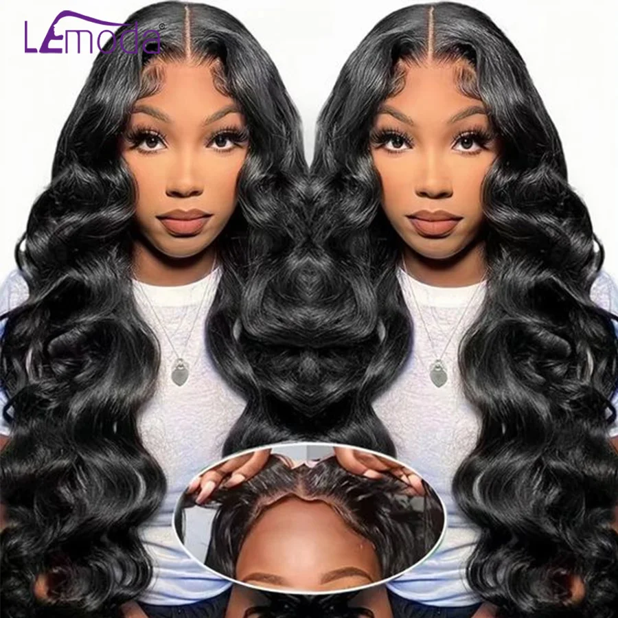 Glueless Wig Human Hair Ready To Wear Body Wave Virgin Pre Bleached 5x5 HD Lace Closure Wig Wear And Go Glueless Wig Pre Plucked