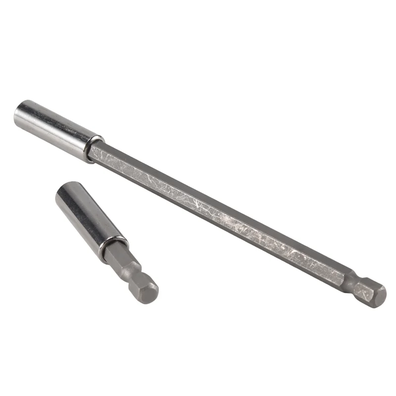 Fresh 2Pcs/Set 1/4 Inch Hex Magnetic Bit Holder 60/150Mm Screwdriver Bars Power Extension Drill Driver