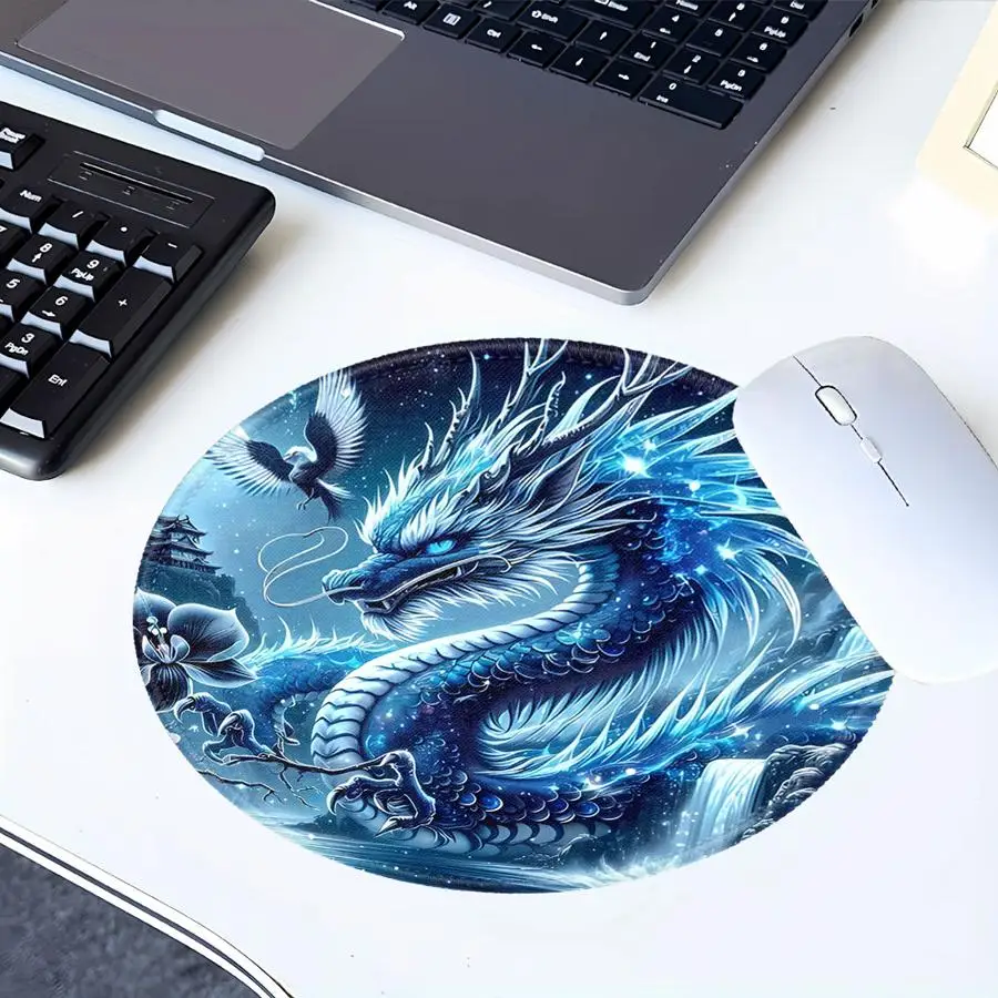 Red Dragon rubber 1pc Mouse Pad office Pad Game Console Pad Keyboard Mouse Pad Computer Laptop Pad Desk accessories view 6