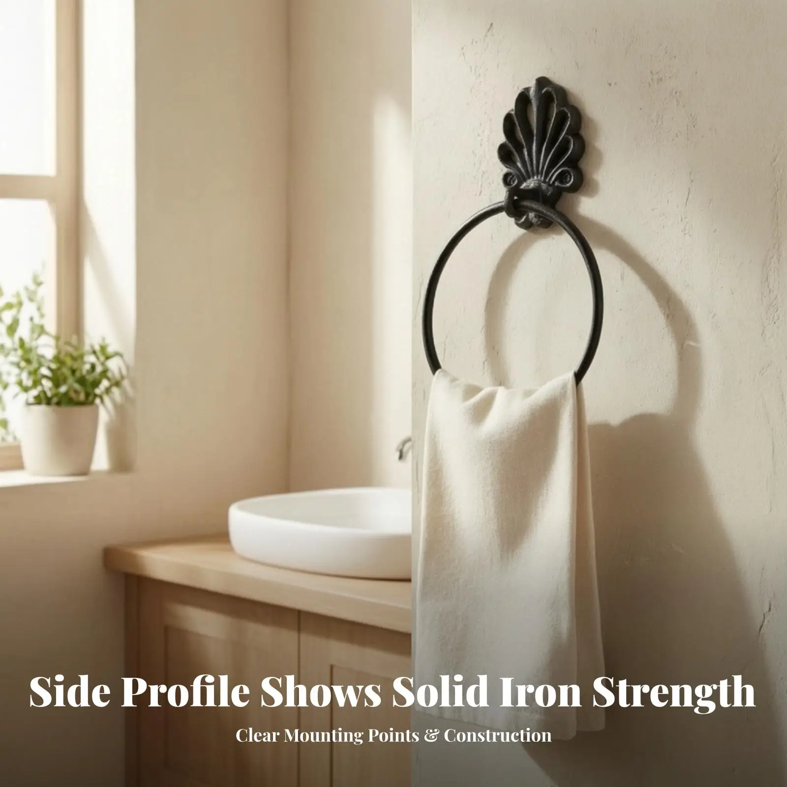 wall-mounted-cast-iron-towel-holder-vintage-shell-design-bathroom-paper-rack-space-saving-for-small-bathroom