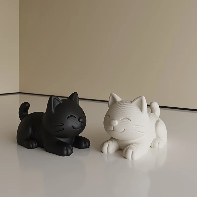 1/2 Pcs Cute Cat Ornaments Desk Decoration, Birthday Creative Gifts, Cat Lovers Gifts, Car Additions