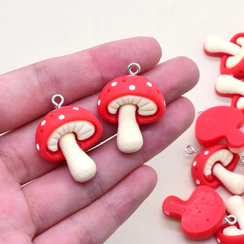 ジュエリーを作るための赤い樹脂のイヤリング,素敵なイヤリング,キーホルダーのペンダント,DIY,10個