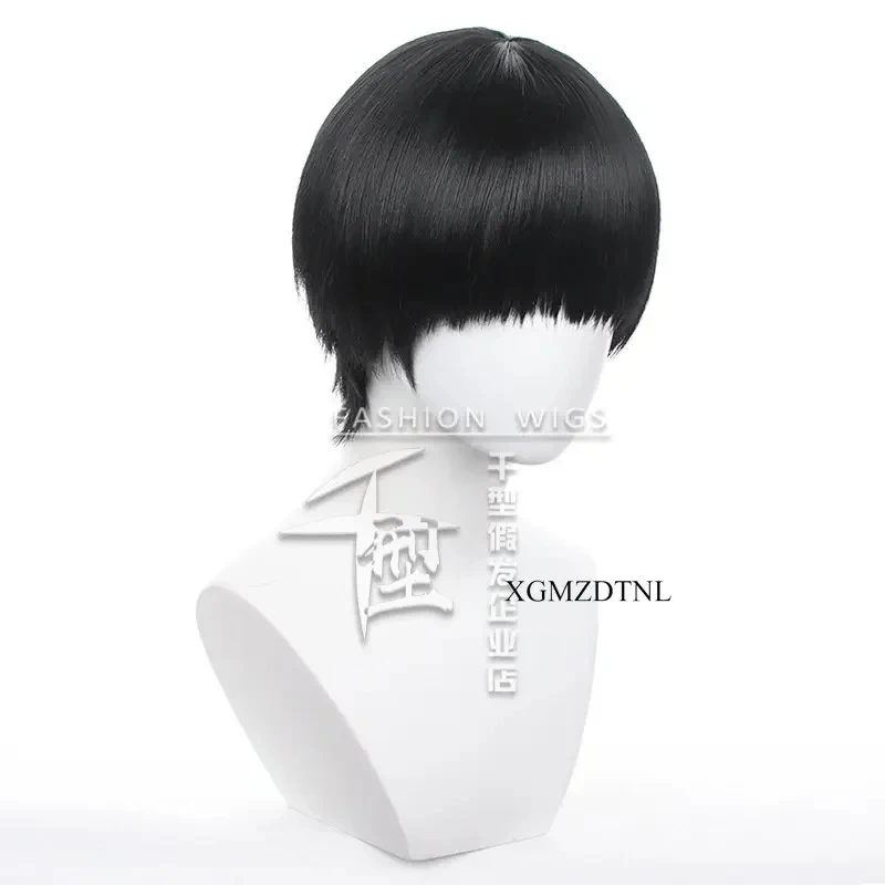 x;3,c'5\b/BLUE LOCK Niko Ikki Men Black Wig Role Party Halloween Anime Cosplay Wigs Heat Resi5'g,\j'8/ view 4