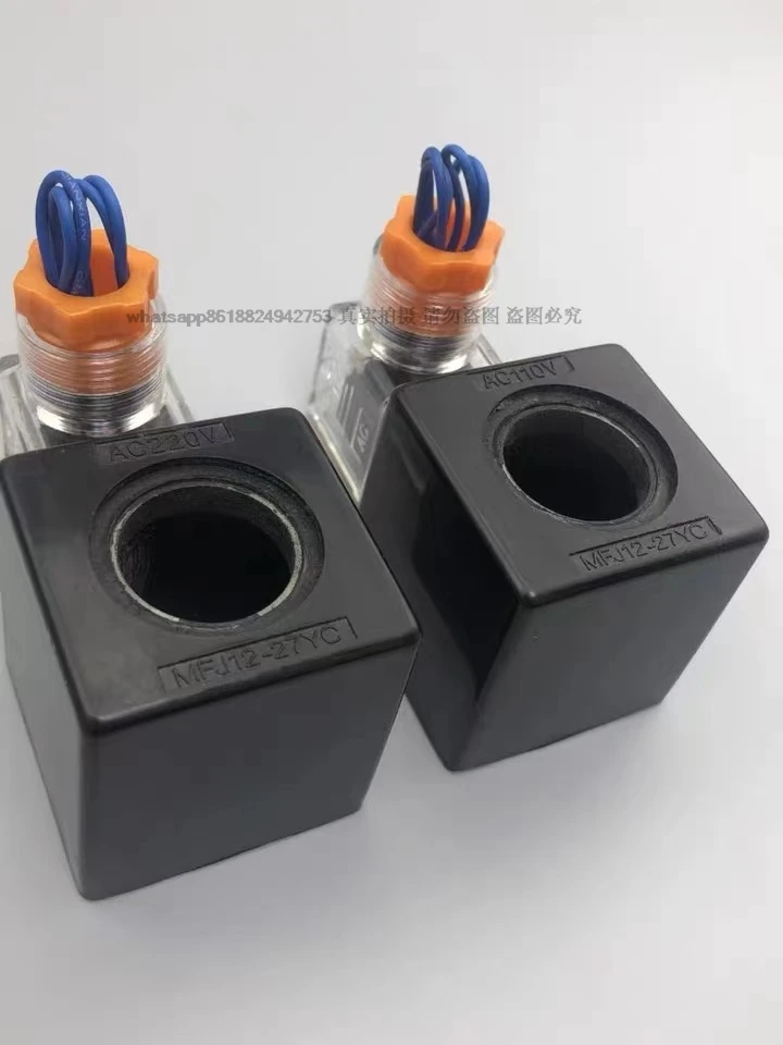 Hydraulic Solenoid Valve Coil MFJ12-27YC MFJ12-54YC Inner Hole 22mm Length 45mm AC220V AC110V