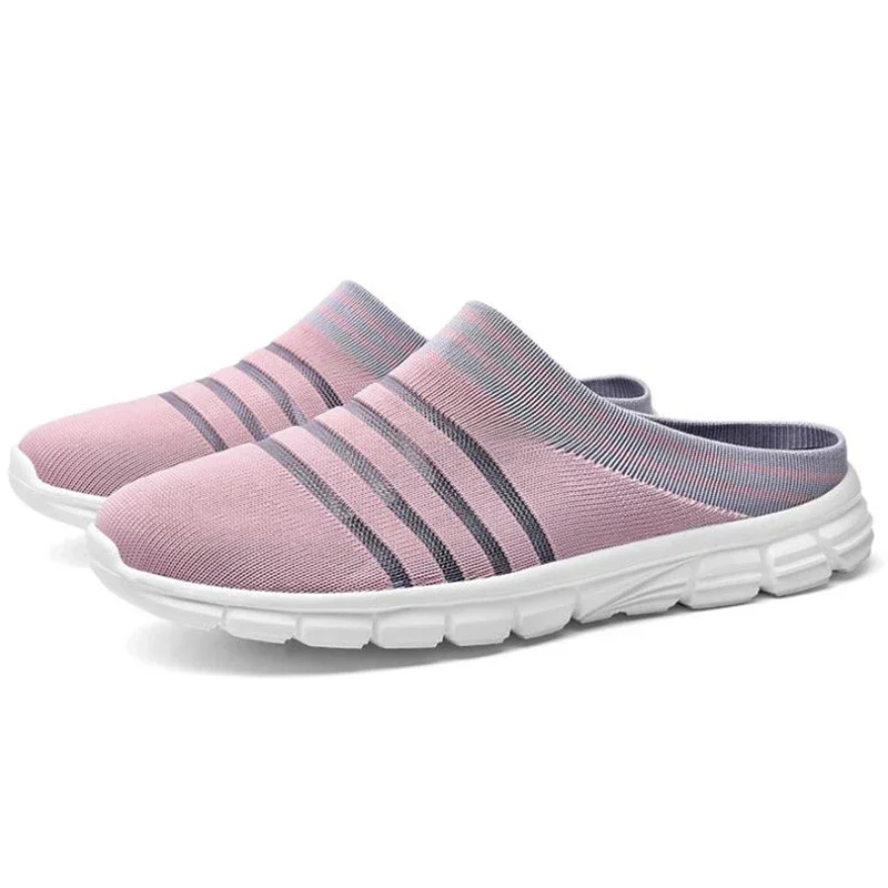 

Модные мужские тапочки, удобная прогулочная обувь, дышащая обувь из рыбьего шелка для мужчин и женщин, легкая домашняя обувь, сандалии