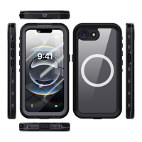 Shellbox Luxury 360 Full Phone Case For iPhone 16e 16 15 14 Plus 13 Pro Max Magnetic Magsafe IP68 Waterproof Protective Cover