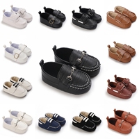 Spring and Autumn Boys Gentleman Lefu Small Leather Shoes for Newborns 0-12 Months British Soft Sole Walking Shoes